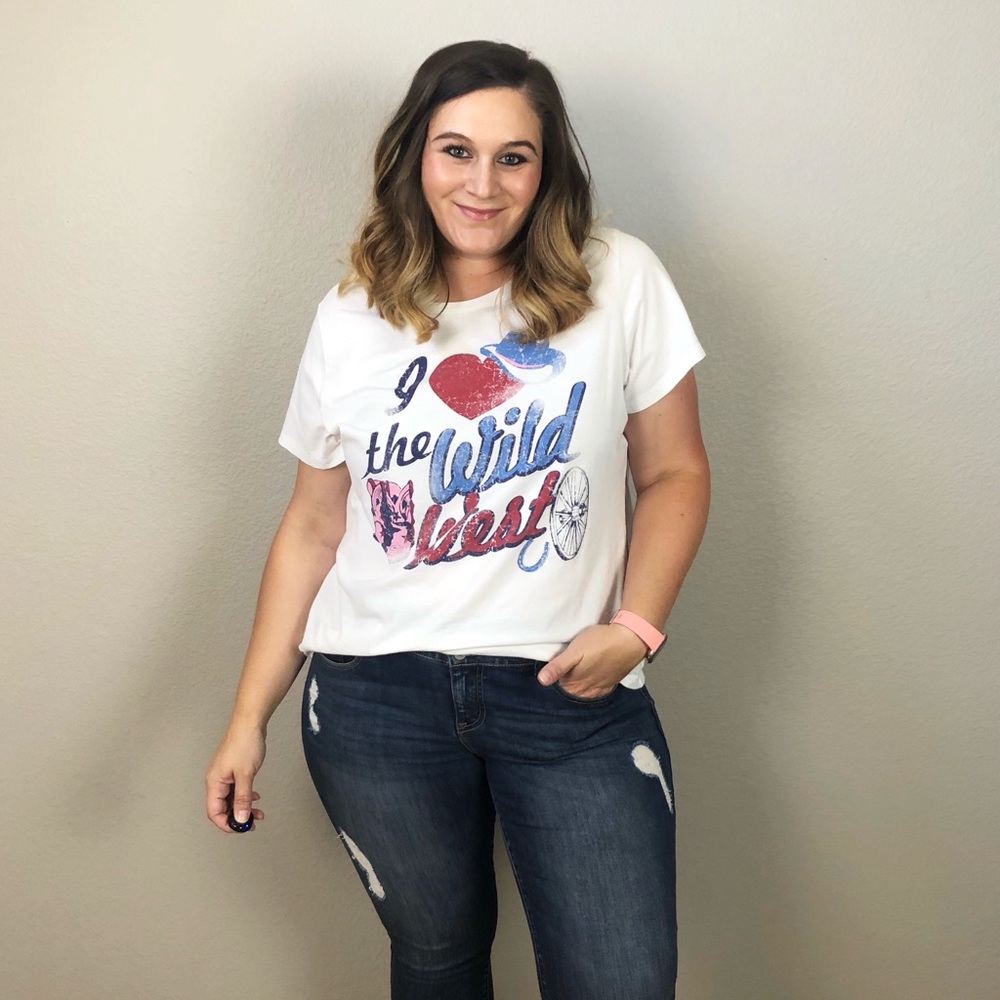 American Summer I Love the Wild West Graphic Tee